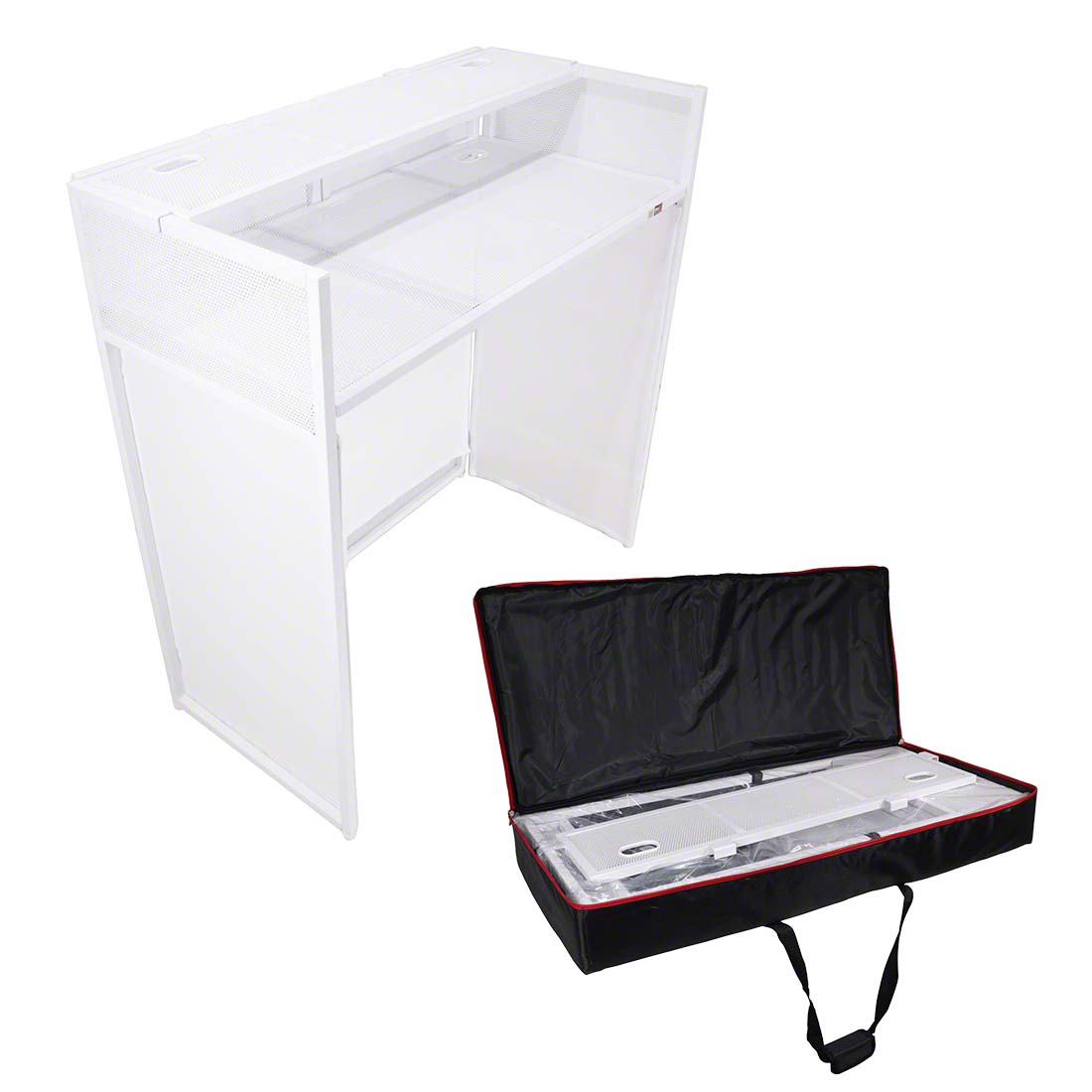 ProX Vista Mobile DJ Workstation PRX-XF-VISTA-WH