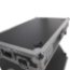ProX Z-Table Junior Folding DJ Mobile Workstation, Flight Case Style with Wheels, Black/Aluminum - PRX-XS-ZTABLEJR