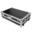 ProX Z-Table Junior Folding DJ Mobile Workstation, Flight Case Style with Wheels, Black/Aluminum - PRX-XS-ZTABLEJR