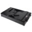 ProX Z-Table Junior Folding DJ Mobile Workstation, Flight Case Style with Wheels, Black/Black - PRX-XS-ZTABLEBLJR