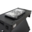 ProX Z-Table Folding DJ Mobile Workstation, Flight Case Style with Wheels, Black/Black - PRX-XS-ZTABLEBLMK2