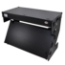 ProX Z-Table Folding DJ Mobile Workstation, Flight Case Style with Wheels, Black/Black - PRX-XS-ZTABLEBLMK2
