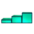 ProX Lumo Stage 3-Tier Acrylic Stage w/Optional Lights