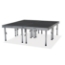 QuickLock Staging 6'x6' Drum Riser, Industrial Finish - QLDRUM6X6I