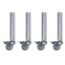 QuickLock Staging 16" High Stage Legs with Casters and Brakes (4-Pack) - QLMFL16B