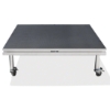 QuickLock Staging 4'x4' Mobile Stage Unit on Wheels 4x4, 48x48, portable stage platform, portable staging platform, stage deck, stage panel, quicklock, quicklock staging