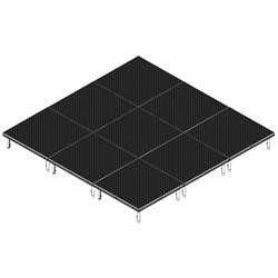 QuickLock Staging 12x12 Indoor/Outdoor Stage System 12x12, 12 x 12, portable stage platform, portable staging platform, stage deck, stage panel, quicklock, quicklock staging