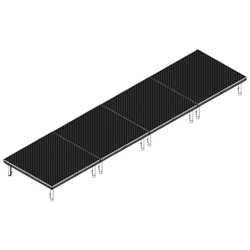 QuickLock Staging 4x16 Indoor/Outdoor Stage System 4x16, 16x4, portable stage platform, portable staging platform, stage deck, stage panel, quicklock, quicklock staging