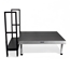 QuickLock Staging 1-Step Fixed Stairs with Handrails for 16" High Stage - QLSTAIR1