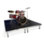 QuickLock Staging 8'x8' Drum Riser, Industrial Finish - QLDRUM8X8I