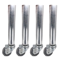 QuickLock Staging 16" High Stage Legs with Casters (4-Pack)