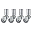 QuickLock Staging 8" High Stage Legs with Casters (4-Pack) - QLMFL8