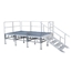 All-Terrain 12'x8' Outdoor Stage System, 24"-48" High, Industrial Finish - ATSTAGE12848