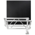 All Terrain 4'x4' Corner Extension Kit - 2 Side Panels/1 Leg Assembly/1 Platform, Industrial Finish