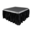 All-Terrain 8' Wide, 24" Long Black Skirt w/Clips - ATSK8X24