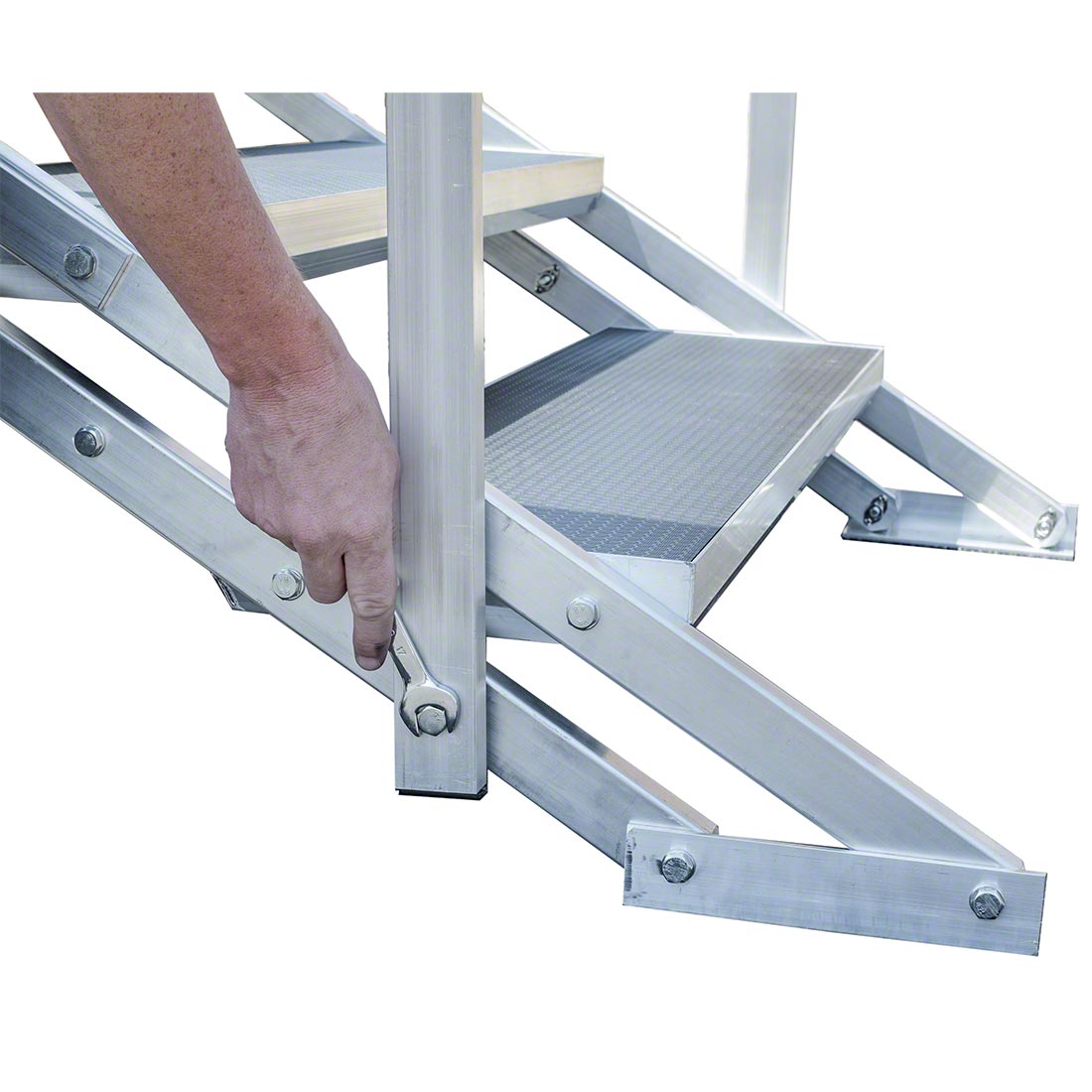 All-Terrain ATST3GRD Guard Rails for 3-Step Stage Stairs | StageDrop