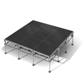 All-Terrain 12'x12' Outdoor Stage System, 24"-48" High, Industrial Finish
