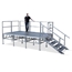 TotalPackage™ 8'x12' Outdoor Portable Stage Kit, Industrial Finish - TPOD812I