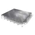 All-Terrain 20'x24' Outdoor Stage System, 24"-48" High, Aluminum Finish