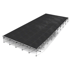 All-Terrain 20x40 Outdoor Stage System, 24"-48" High, Industrial Finish 20x40, 40x20, 20 x 40, outdoor stage, weather resistant stage