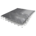 All-Terrain 28'x36' Outdoor Stage System, 24"-48" High, Weatherproof Aluminum
