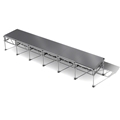 All-Terrain 4'x24' Outdoor Stage System, 24"-48" High, Weatherproof Aluminum