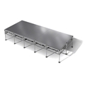 All-Terrain 8'x20' Outdoor Stage System, 24"-48" High, Weatherproof Aluminum