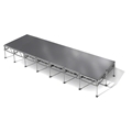 All-Terrain 8'x28' Outdoor Stage System, 24"-48" High, Weatherproof Aluminum