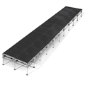All-Terrain 8'x40' Outdoor Stage System, 24"-48" High, Industrial Finish