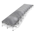 All-Terrain 8'x40' Outdoor Stage System, 24"-48" High, Weatherproof Aluminum