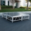 All-Terrain 8'x8' Outdoor Stage System, 24"-48" High, Industrial Finish - ATSTAGE8848