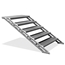 All-Terrain 5-Step Stair Assembly for 24"-48" Stages, Industrial Finish (Handrail sold separately) - AT4ST5