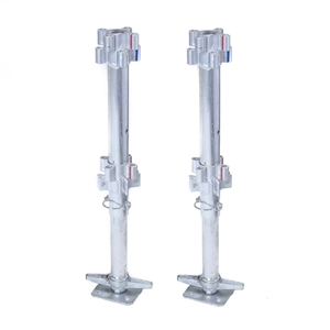 All-Terrain Adjustable Stage Leg Assembly, 24"-48" High (2-pack) outdoor stage legs, stage risers, 2 foot, 4 foot, weatherproof stage, waterproof stage