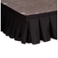 Ameristage 8' Box-Pleat Stage Skirt for 8" High IntelliStage Systems (8'x9") - AMSK8X9Black