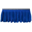 Ameristage Box-Pleat Stage Skirt, 16'x20" Royal Blue (Overstock) - AMSKCUST16X20RoyalBlue-OS