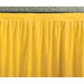 Ameristage Shirred Stage Skirt, 8'x15" Gold (Overstock)