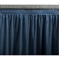 Ameristage Shirred Stage Skirt, 8'x32" Navy (Overstock)