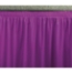 Ameristage Shirred Stage Skirt, 15'x9" Plum (Overstock) - AMSKSHIR15X9Plum-OS