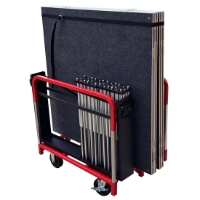 Ameristage StageKart Rolling Stage Storage Cart with Leg Tray AMSTAGEKART