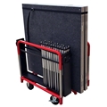 Ameristage StageKart Rolling Stage Storage Cart with Leg Tray