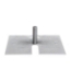Ameristage Pipe and Drape 18"x18" Lightweight Slip-Fit Base with 1.5" x 6" Pin - AMBASE18156-17