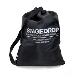 StageDrop Skirt Storage Bag, 22" x 28" skirt bag, skirt storage, skirt storage bag, stage skirt storage, stage skirt bag