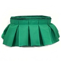 Ameristage Box-Pleat Stage Skirt, 24'x8" Hunter Green (Overstock)