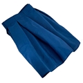 Ameristage Box-Pleat Stage Skirt, 12'x24" Navy (Overstock)