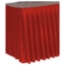 Ameristage Box-Pleat Stage Skirt, 8'x48" Red (Overstock) - AMSKCUST8X48Red-OS