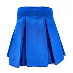 Ameristage Box-Pleat Stage Skirt, 7x10" Royal Blue (Overstock) portable stage skirting, velcro, hook and loop, 7x10, 7 x 10, 10 inch stage skirt, clearance, sale, royal blue, overstock, 6'8"x10