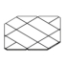 Biljax AS2100 4'x4' 45-Degree Triangle Poly Stage Deck Platform - BJX-0105-29-7