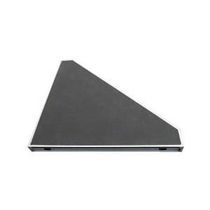 Biljax AS2100 4x4 45-Degree Triangle Poly Stage Deck Platform triangular, 90 degree, right triangle, angled stage platform