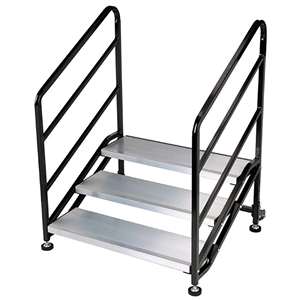 Biljax 3-Step Quick Stair for 18" High Stage steps, stairs
