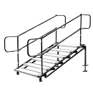 Biljax 6-Step Ultra-Stair for 24" to 42" High Stage steps, stairs